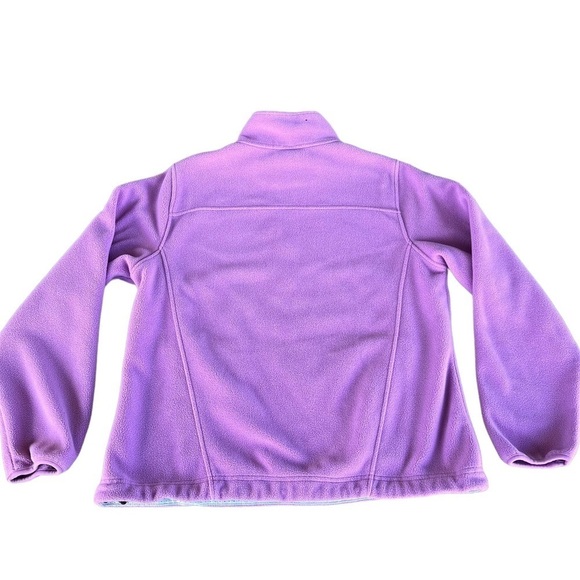 L.L. Bean 1/2 Zip Polartec Fleece Pullover Size Medium Lilac Purple Zip Pockets - Picture 4 of 15